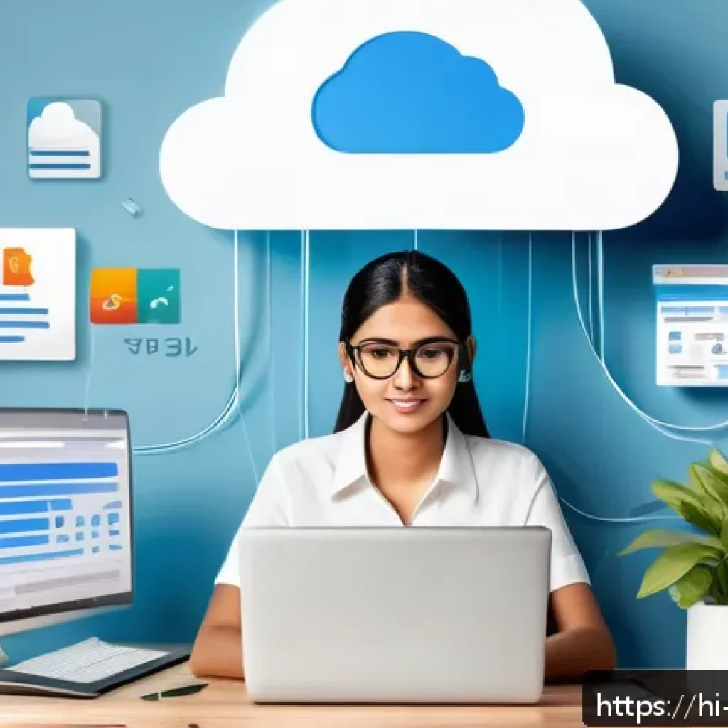 정보보안학 공격 표면 분석 - A detailed digital illustration showing a Hindi-speaking professional woman securing her cloud stora...